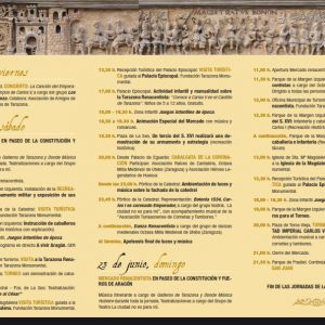 Feria Renacentista Carlos V Tarazona 2019